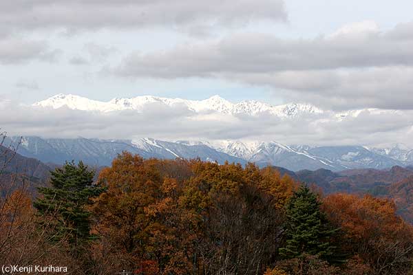 紅葉と北アルプスへ
