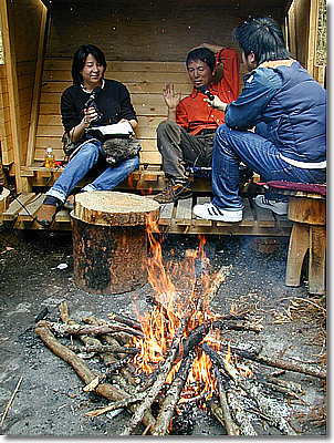 清水國明さんと焚き火トーク