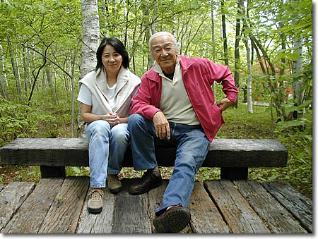 柳生博さんとエイミー