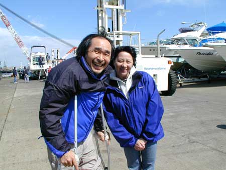 風間深志さんとエイミー