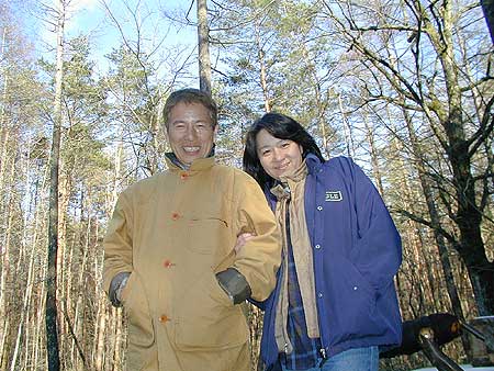 清水國明さんとエイミー