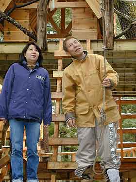 清水國明さん説明中