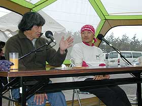 辰野勇さんとシェルパ斉藤さん