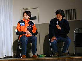 片山右京さんと辰野勇さん