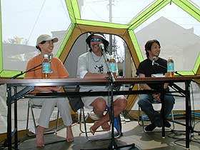 芳地直美さん、内田正洋さん、片山右京さん
