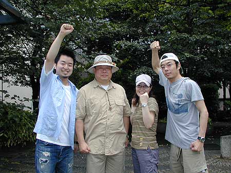 かざまりんぺいさんと挑戦者3人