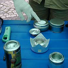 アルコール・ストーブ完成!!