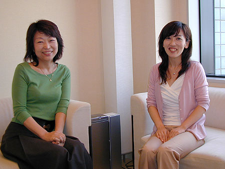 清水規子さん、戸川久美さん