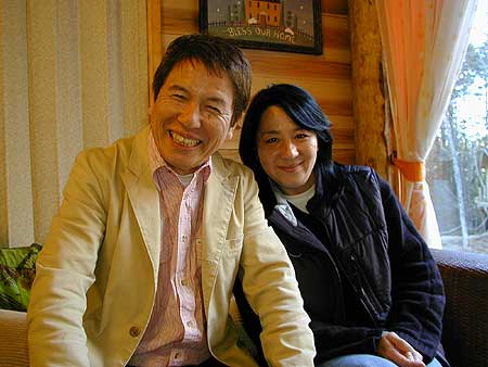 清水國明さんとエイミー