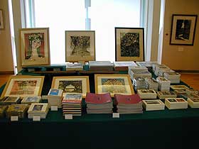 木版画展『命の森』・グッズコーナー