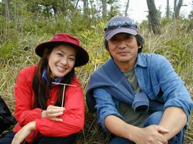 小泉ニロさんとモンベル会長の辰野勇さん