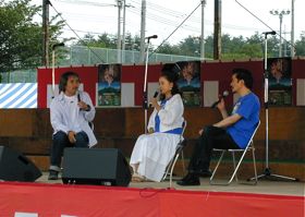 風間さん、阿木さん、宇崎さんによるトークショー。