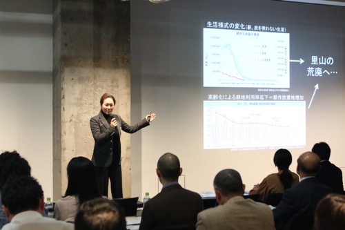 「里山と生きる協会」の会長「石坂典子」さん